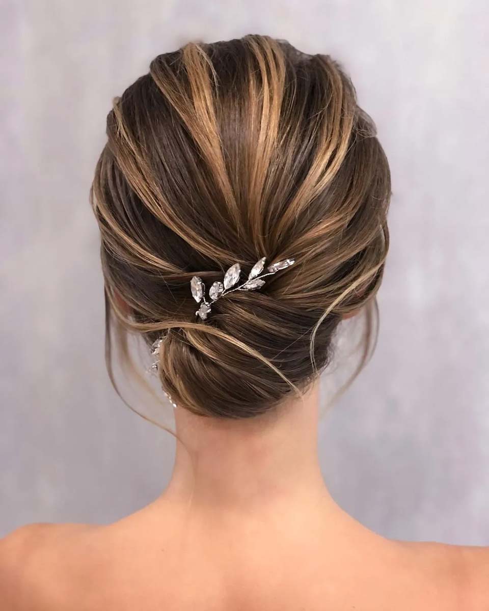 Acconciature raccolte da sposa per capelli corti Acconciature raccolte da sposa per capelli corti