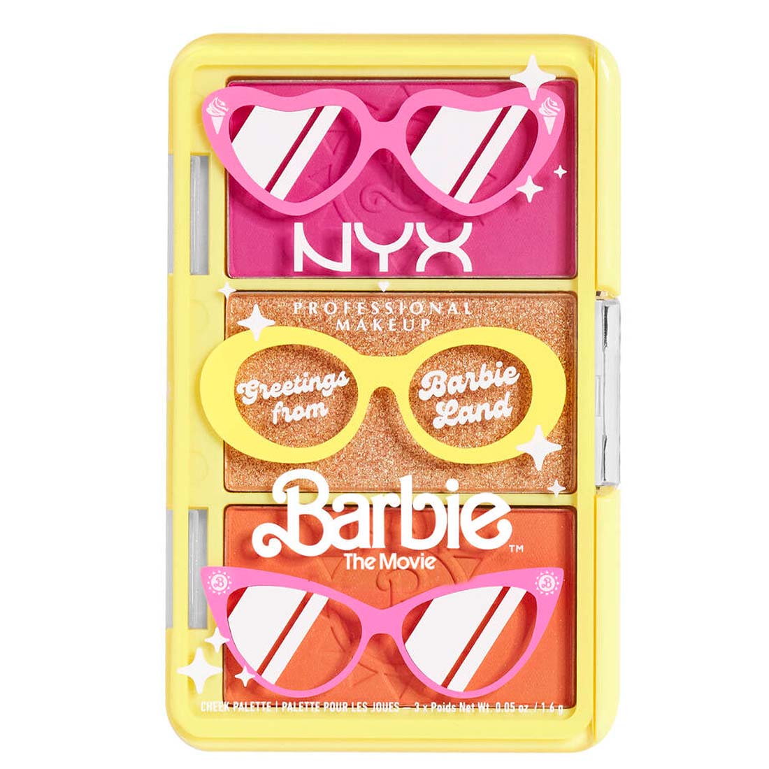 Palette Viso NYX Barbie On The Go Cheek