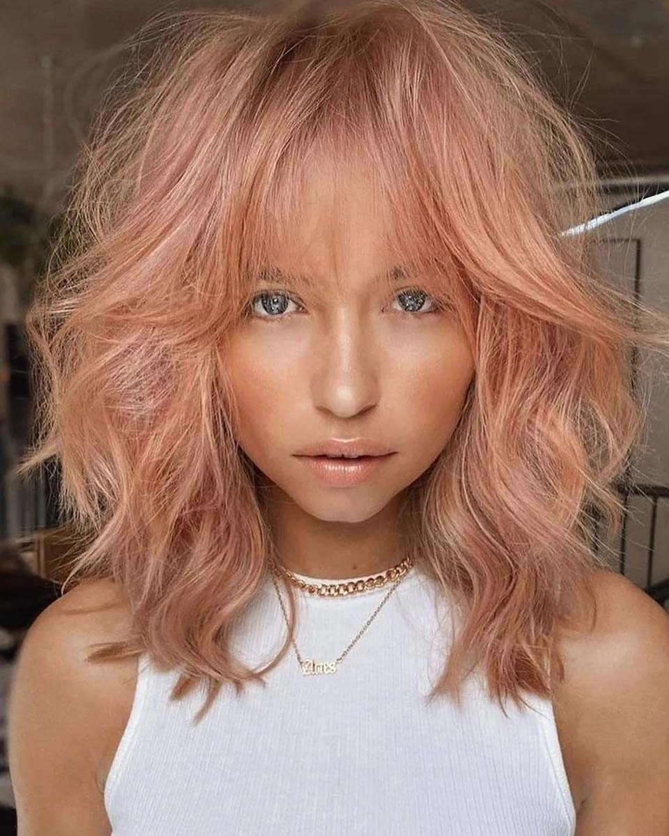 Capelli rosso fragola