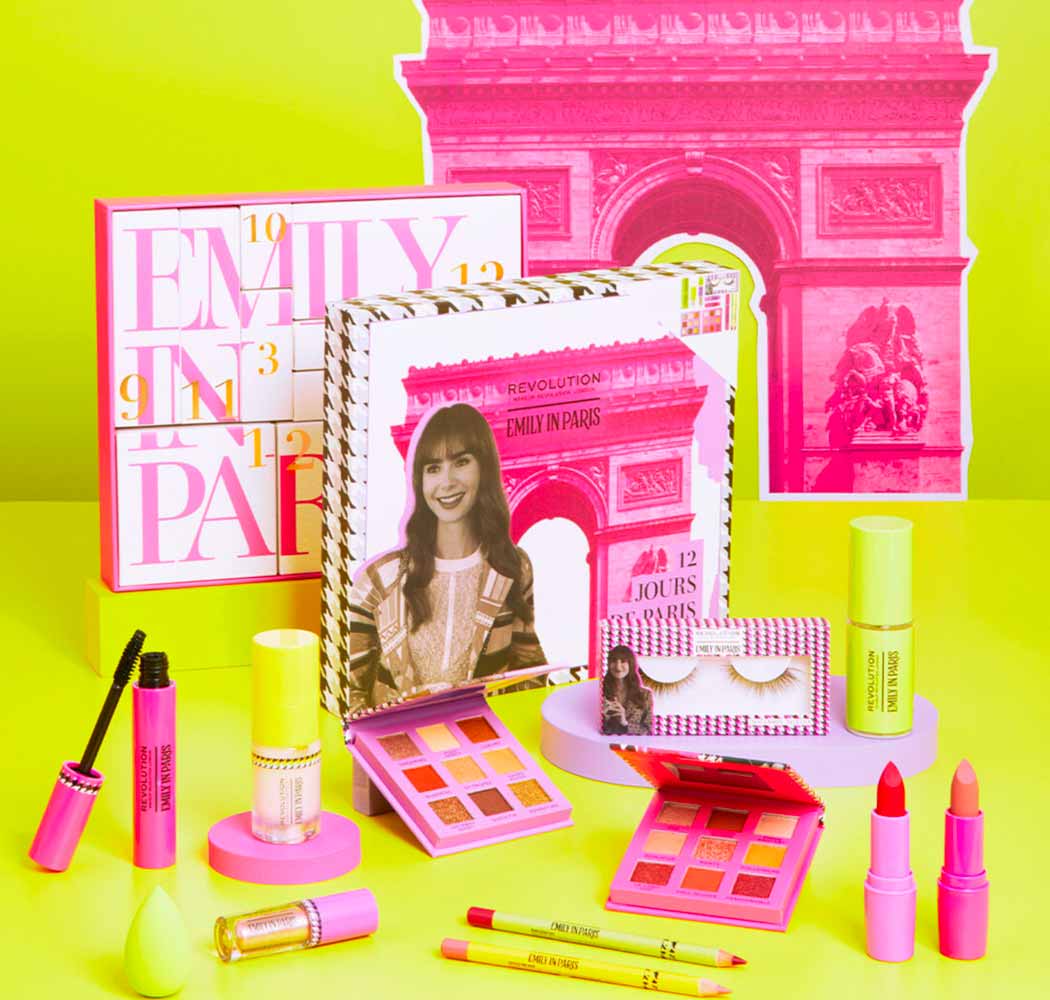 Makeup Revolution Emily in Paris-calendario dell'Avvento