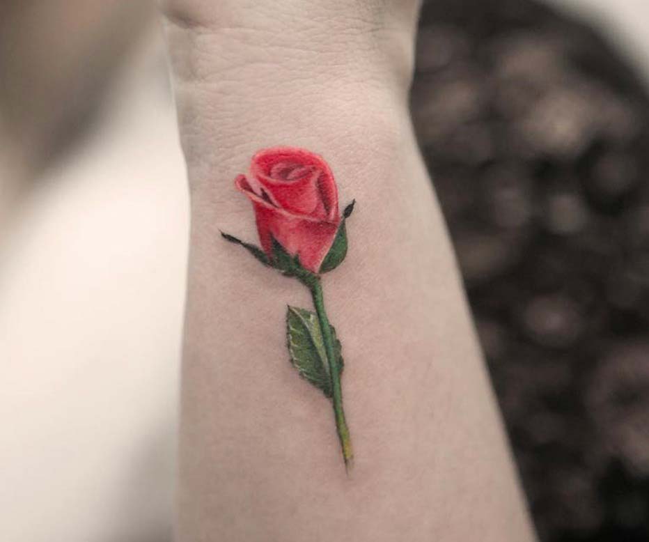 Tatuaggi piccoli con Rose