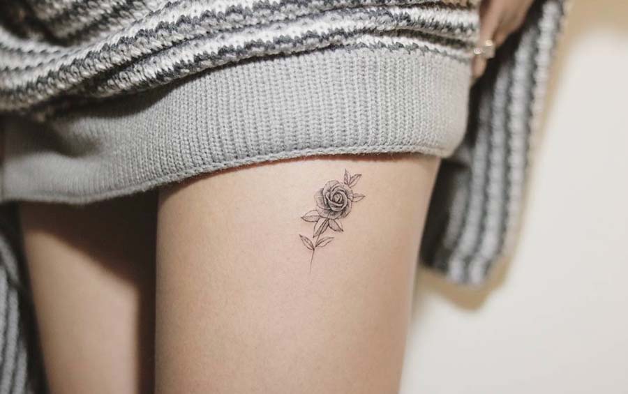 Tatuaggi piccoli con Rose