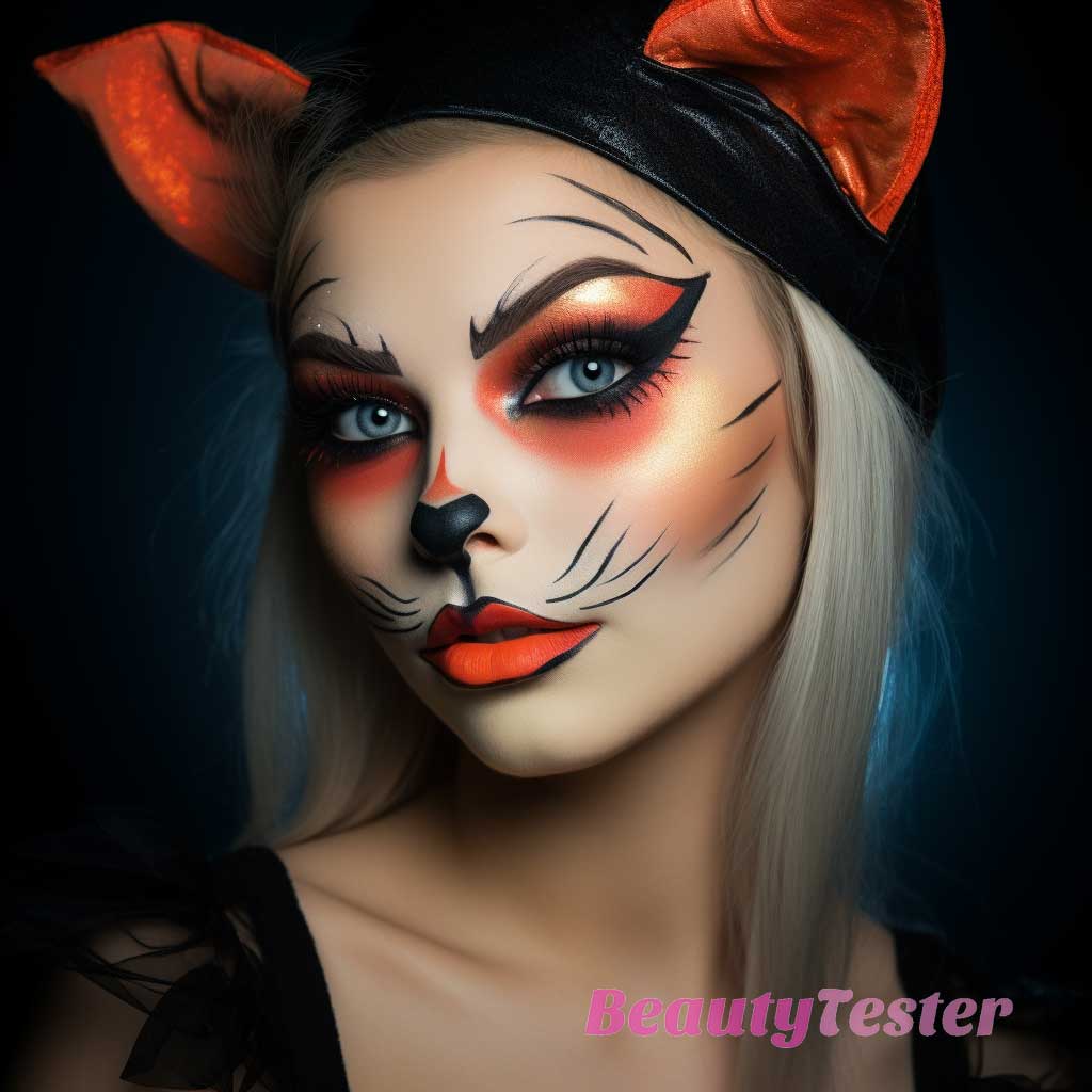 trucco halloween gatto