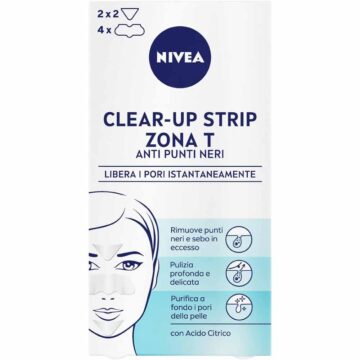 Nivea Clear-Up Strips Zona T cerotti punti neri