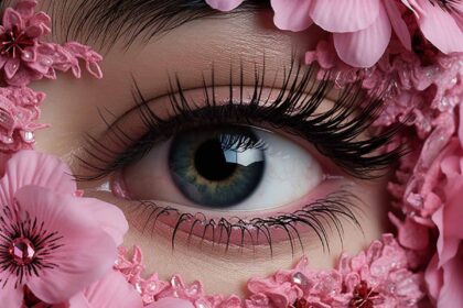 mascara applicato perfettamente