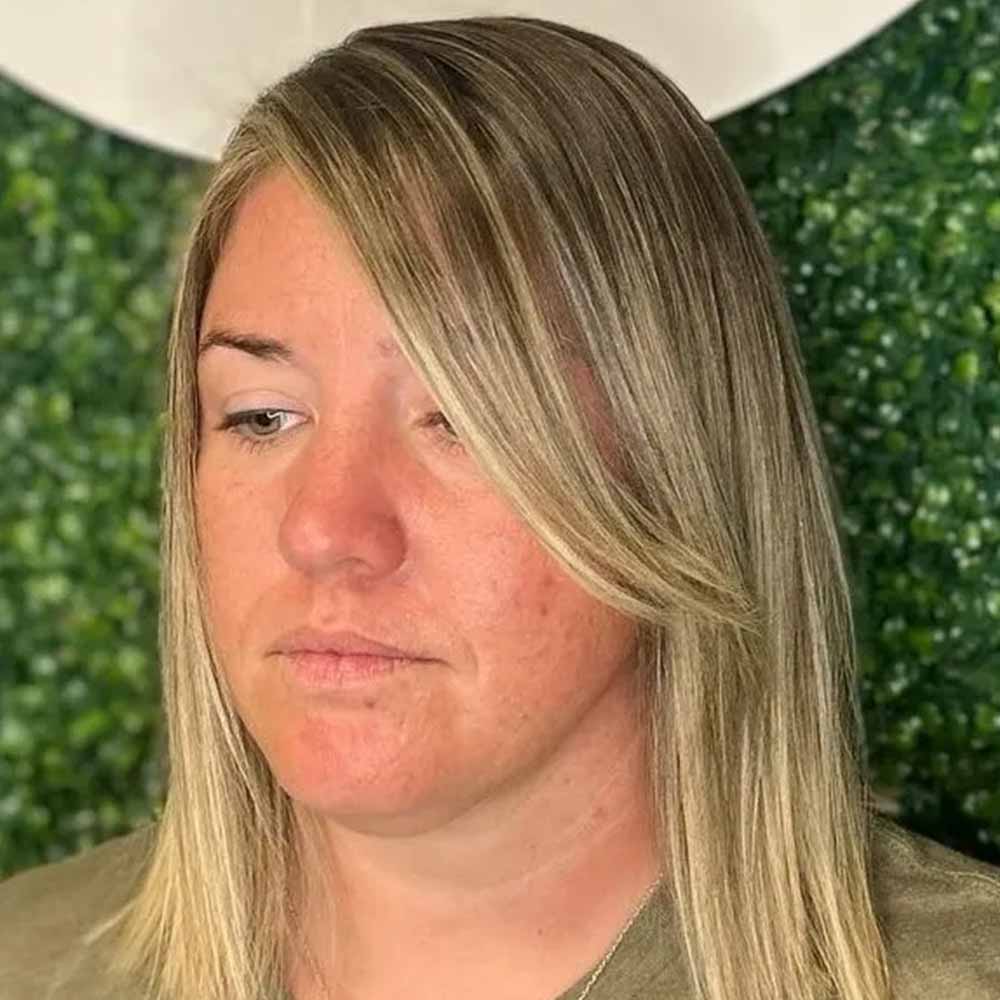 Balayage biondo per capelli ultra fini Balayage biondo per capelli ultra fini