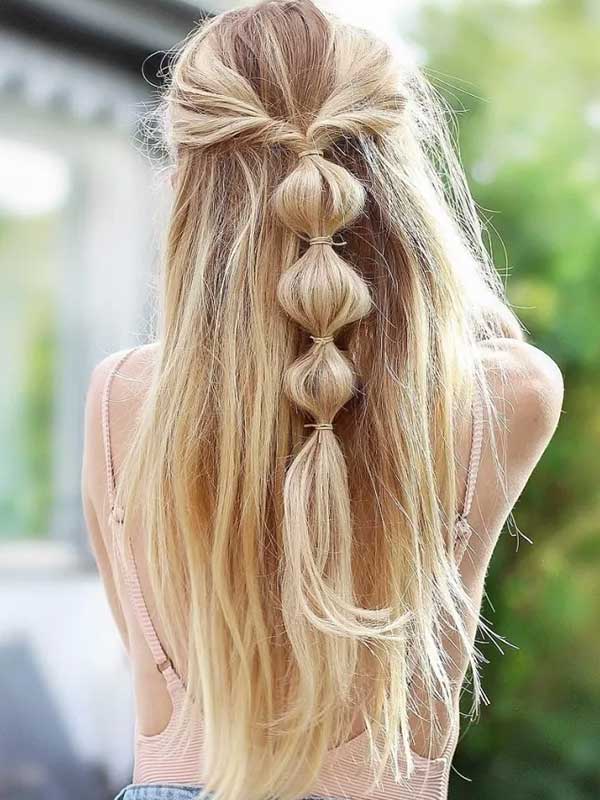 Coda bubble ponytail