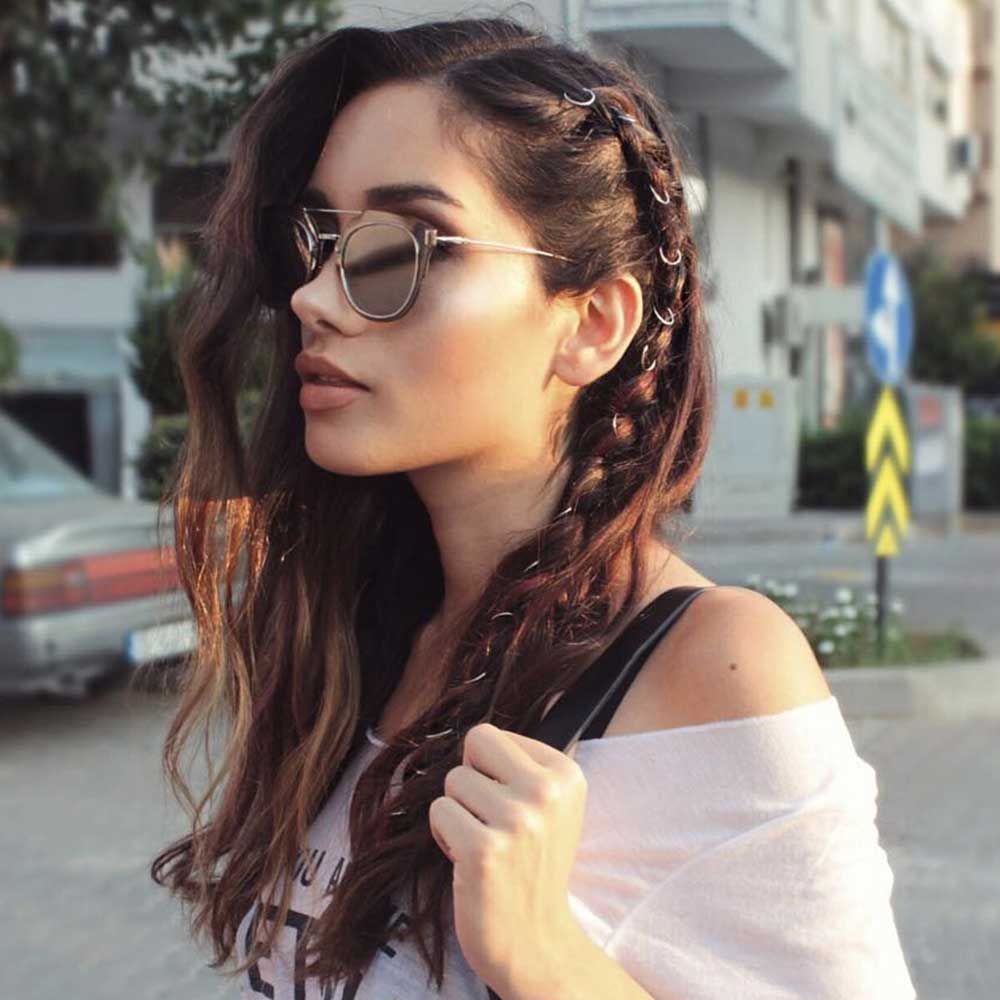 hair piercing capelli lunghi