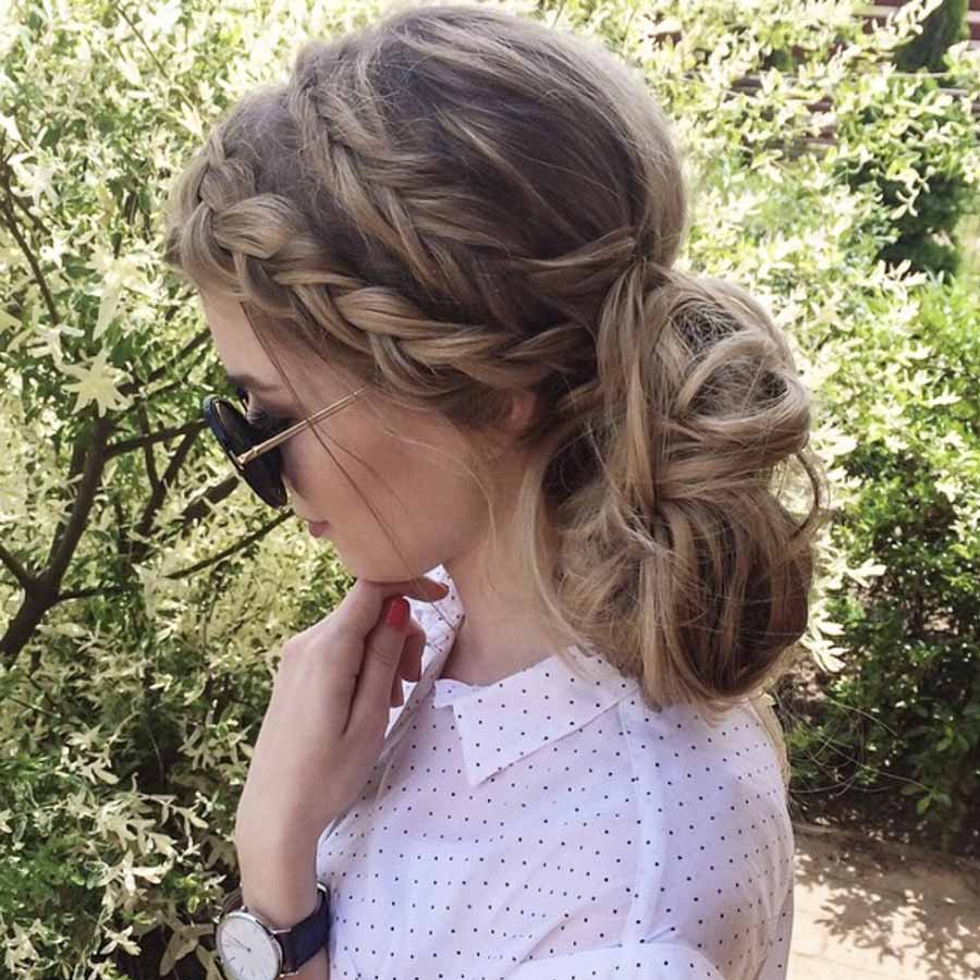 messy bun Elegante
