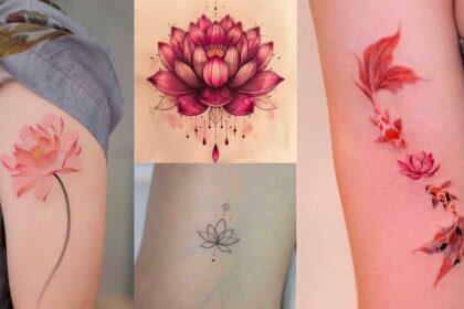 tatuaggi fiori Loto