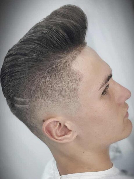 Taglio Pompadour