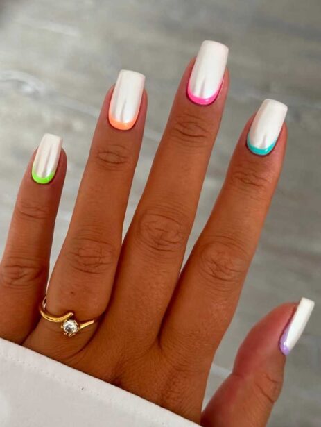 french inversa fluo su base bianca