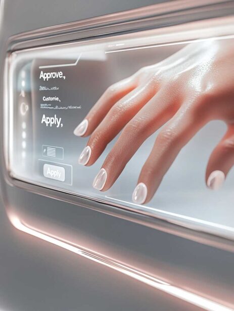 nail cae machine disply