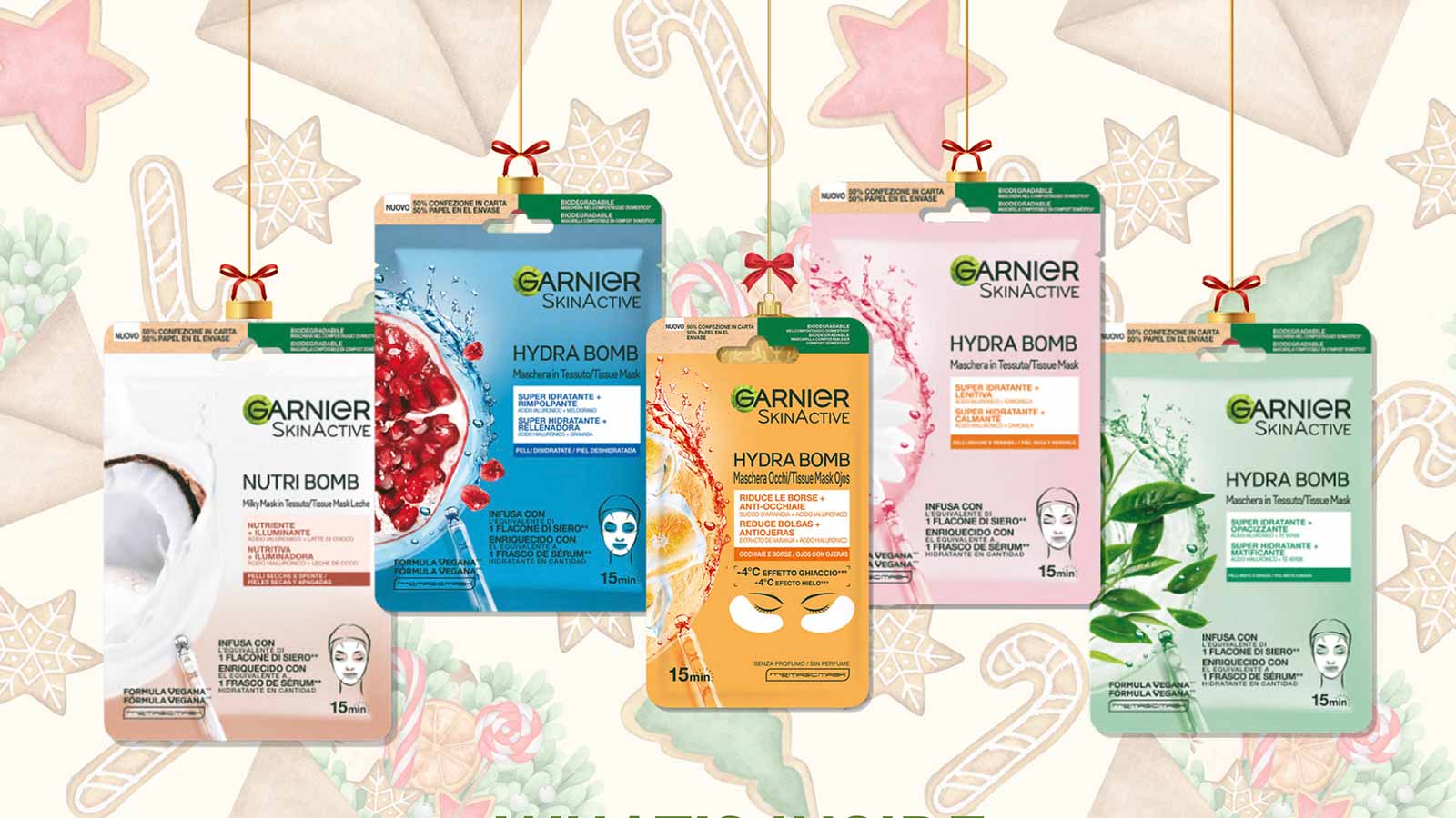 Cofanetto Maschere in Tessuto Christmas Limited Edition